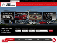 Tablet Screenshot of greernissan.com